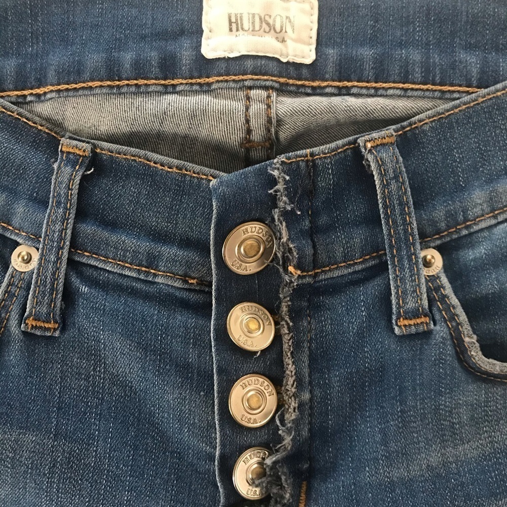 Hudson Sid super skinny crop jeans 24 - Picture 10 of 14
